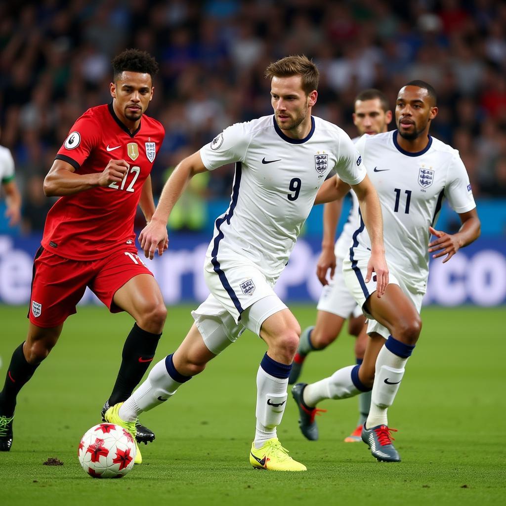 Đội tuyển Anh công bố đội hình: Hàng công mạnh mẽ với Kane, Sterling và Rashford