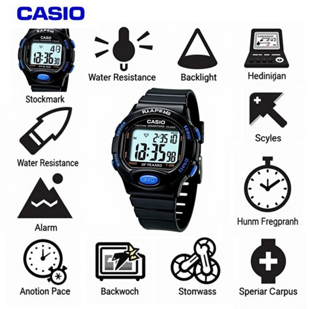 Tính năng đồng hồ Casio