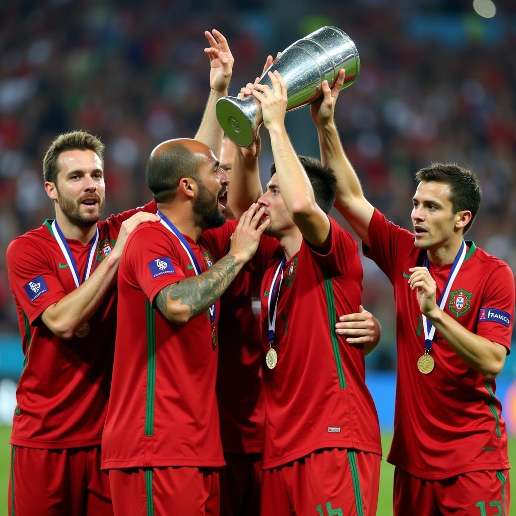 Bồ Đào Nha giành chiến thắng lịch sử tại Euro 2016.