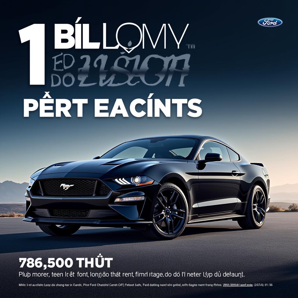 Ford Mustang EcoBoost: Thiết kế cơ bắp, mạnh mẽ trong tầm giá dưới 1 tỷ đồng