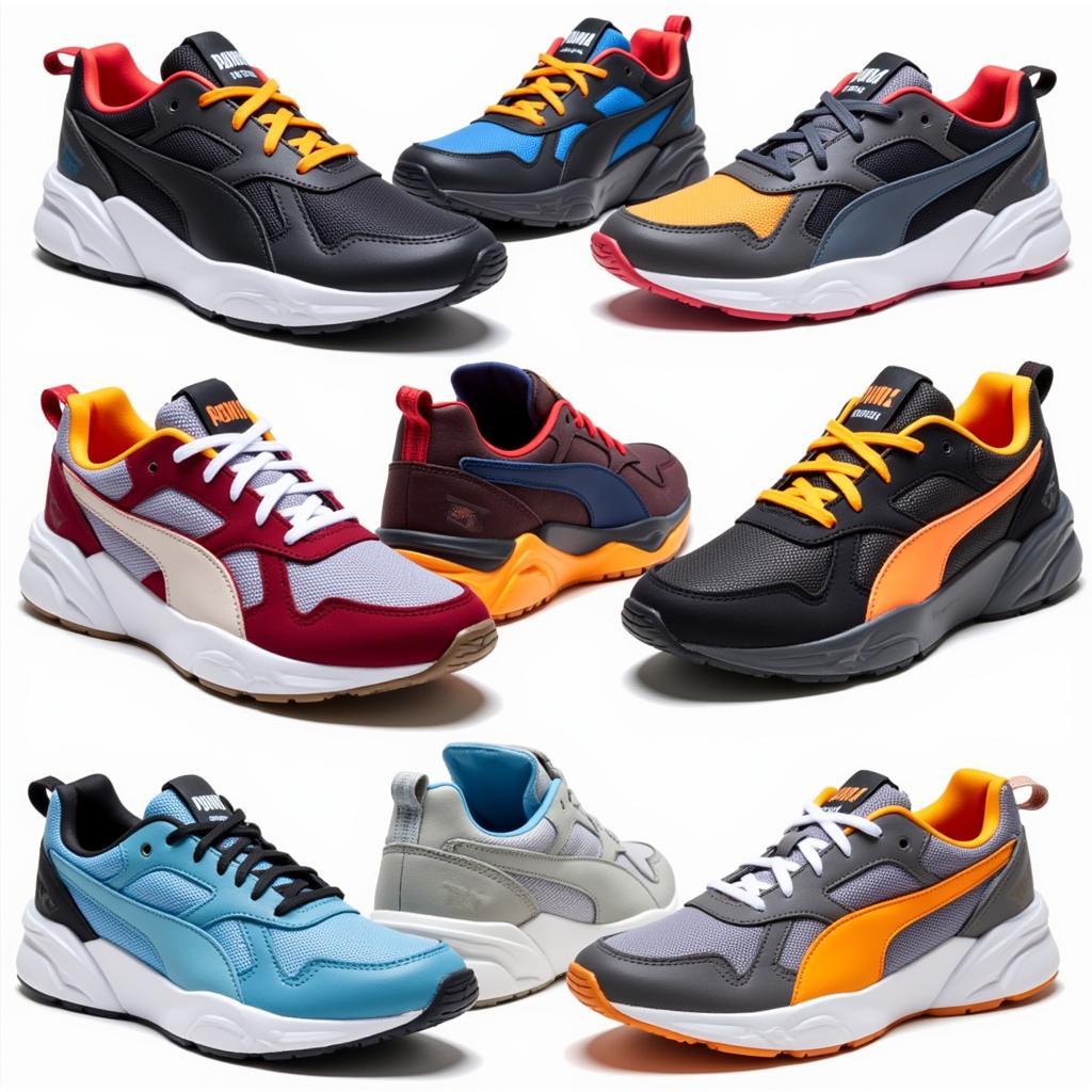 Giày lifestyle Puma RS-X3 với thiết kế hiện đại, phối màu bắt mắt, phù hợp với phong cách đường phố