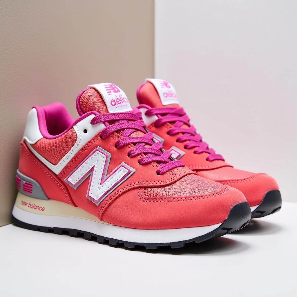 Giày thể thao New Balance nữ giá rẻ dòng 574 - Màu sắc đa dạng, thiết kế trẻ trung, năng động