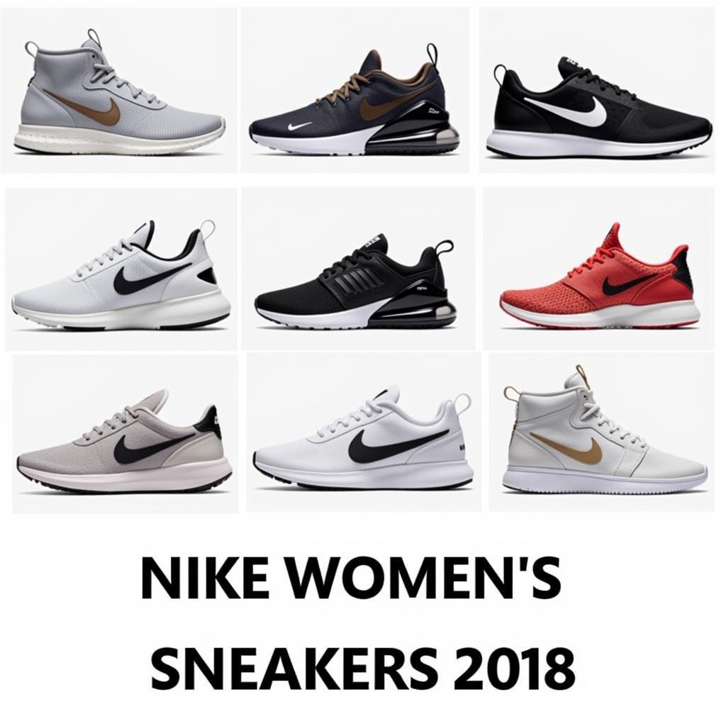 Giày thể thao Nike nữ 2018: Đa dạng phong cách