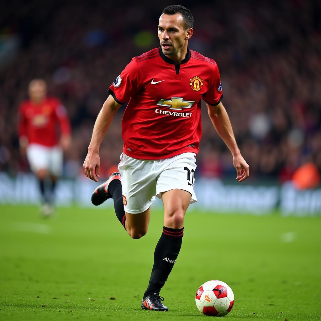 Ryan Giggs trong màu áo Manchester United