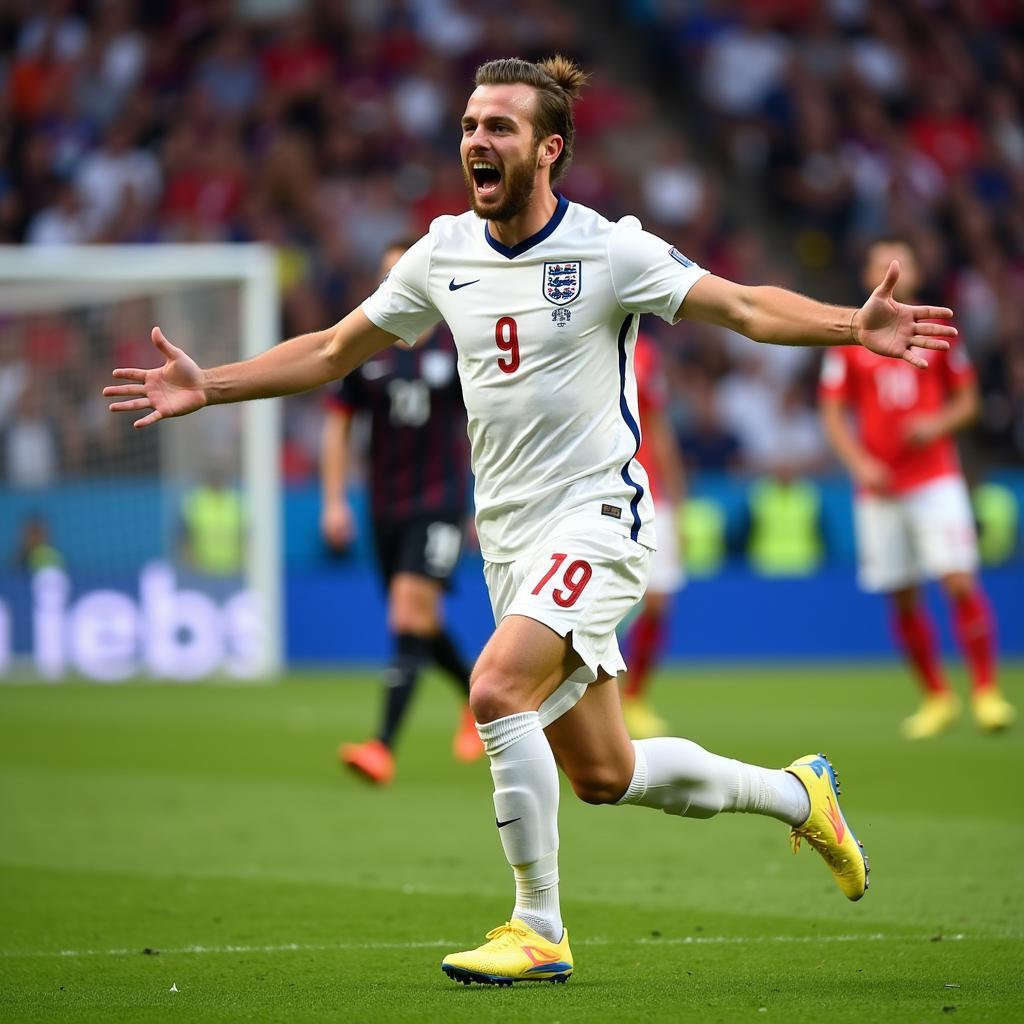 Harry Kane ghi bàn tại World Cup 2018