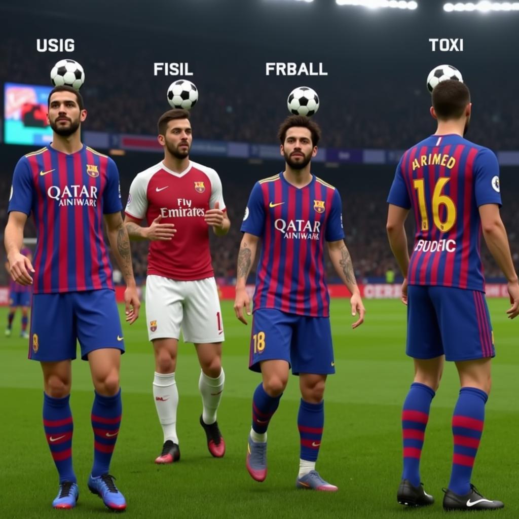 Hiển thị tên cầu thủ trong FIFA Online 3