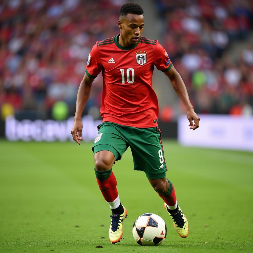 Julian Green thể hiện kỹ thuật cá nhân