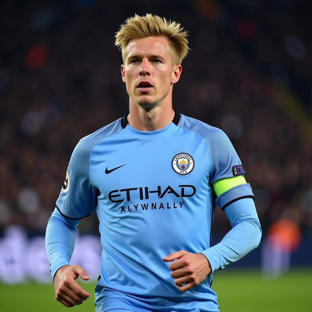 Kevin De Bruyne cầu thủ xuất sắc nhất Man City 2018