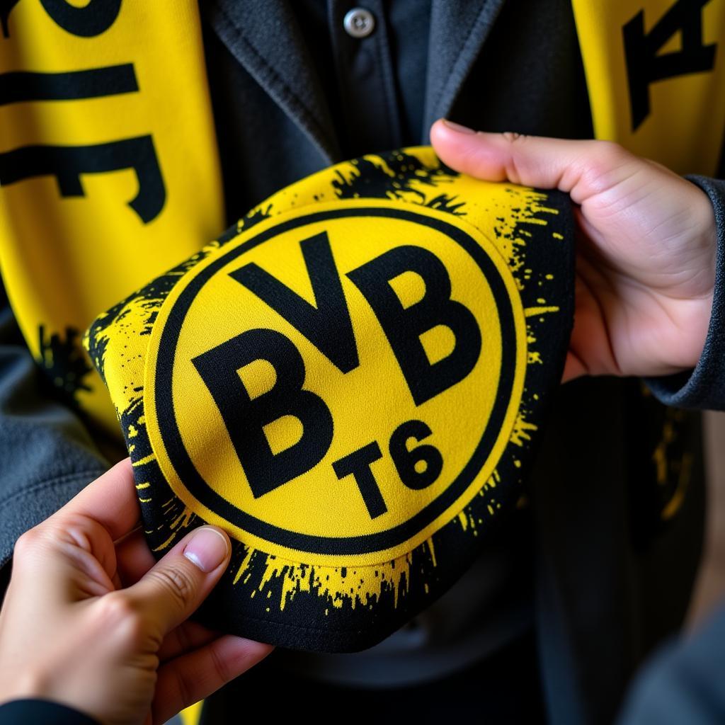 Tặng khăn đội tuyển Dortmund như một món quà ý nghĩa