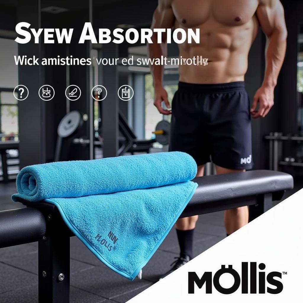 Khăn Thể Thao Gym Mollis Lazada Thấm Hút Mồ Hôi