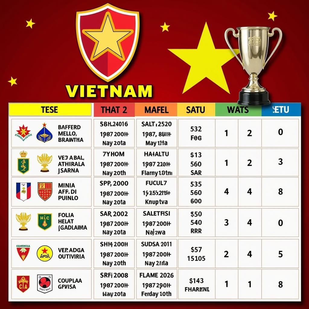 Lịch thi đấu đội tuyển Việt Nam tại AFF Cup: Cập nhật mới nhất và phân tích chi tiết