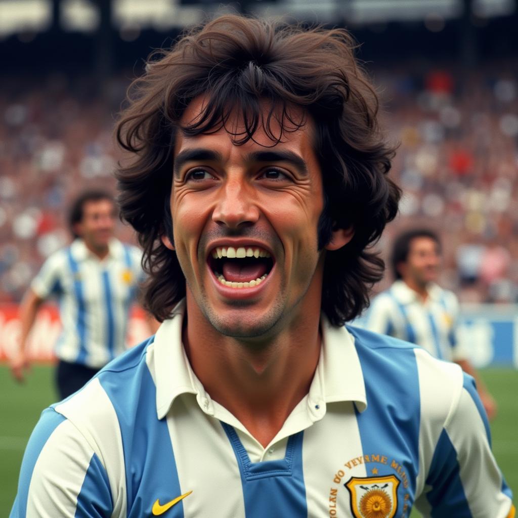 Mario Kempes tại World Cup 1978