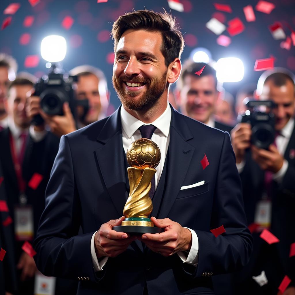 Messi giành Giải Cầu Thủ Xuất Sắc Nhất Châu Âu 2019