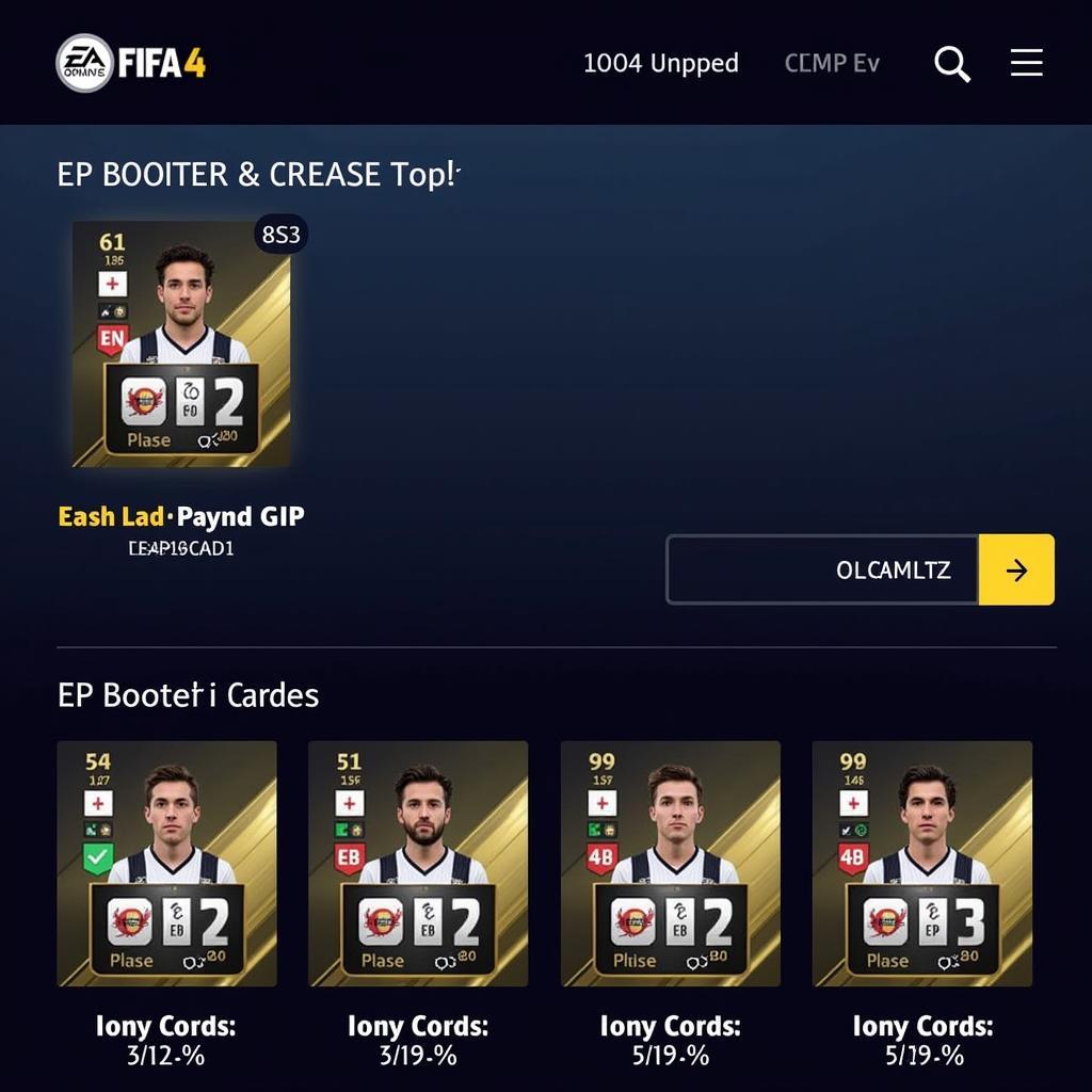 Cách mua thẻ tăng EP cầu thủ trong FIFA Online 4