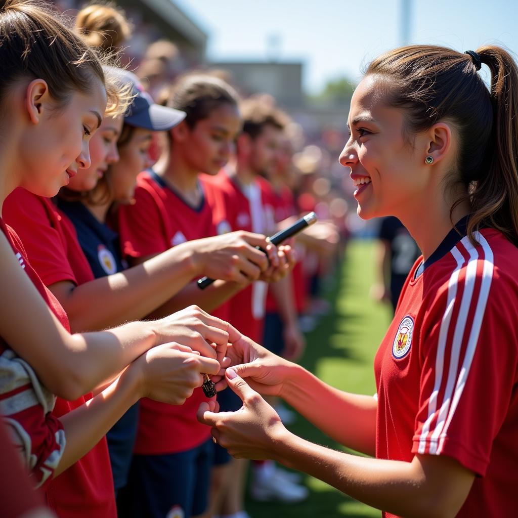 Người đẹp thể thao truyền cảm hứng cho người hâm mộ trong mùa World Cup