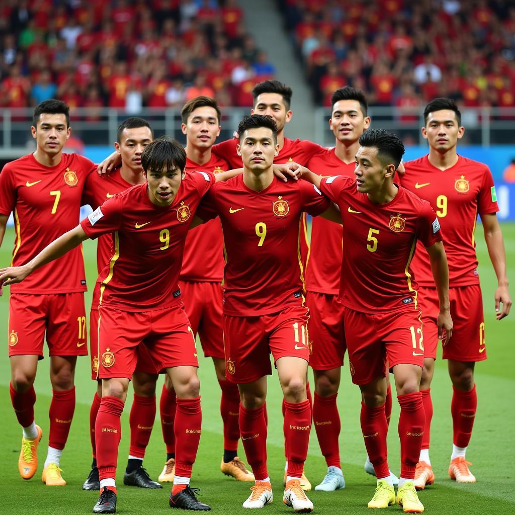 Hình ảnh các ngôi sao Việt Nam tỏa sáng tại Asian Cup 2019