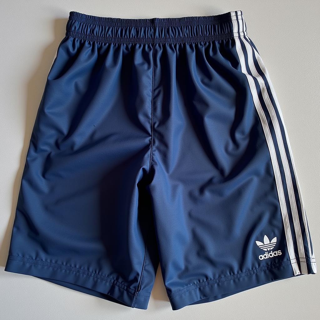 Quần short thể thao adidas cũ phong cách cổ điển