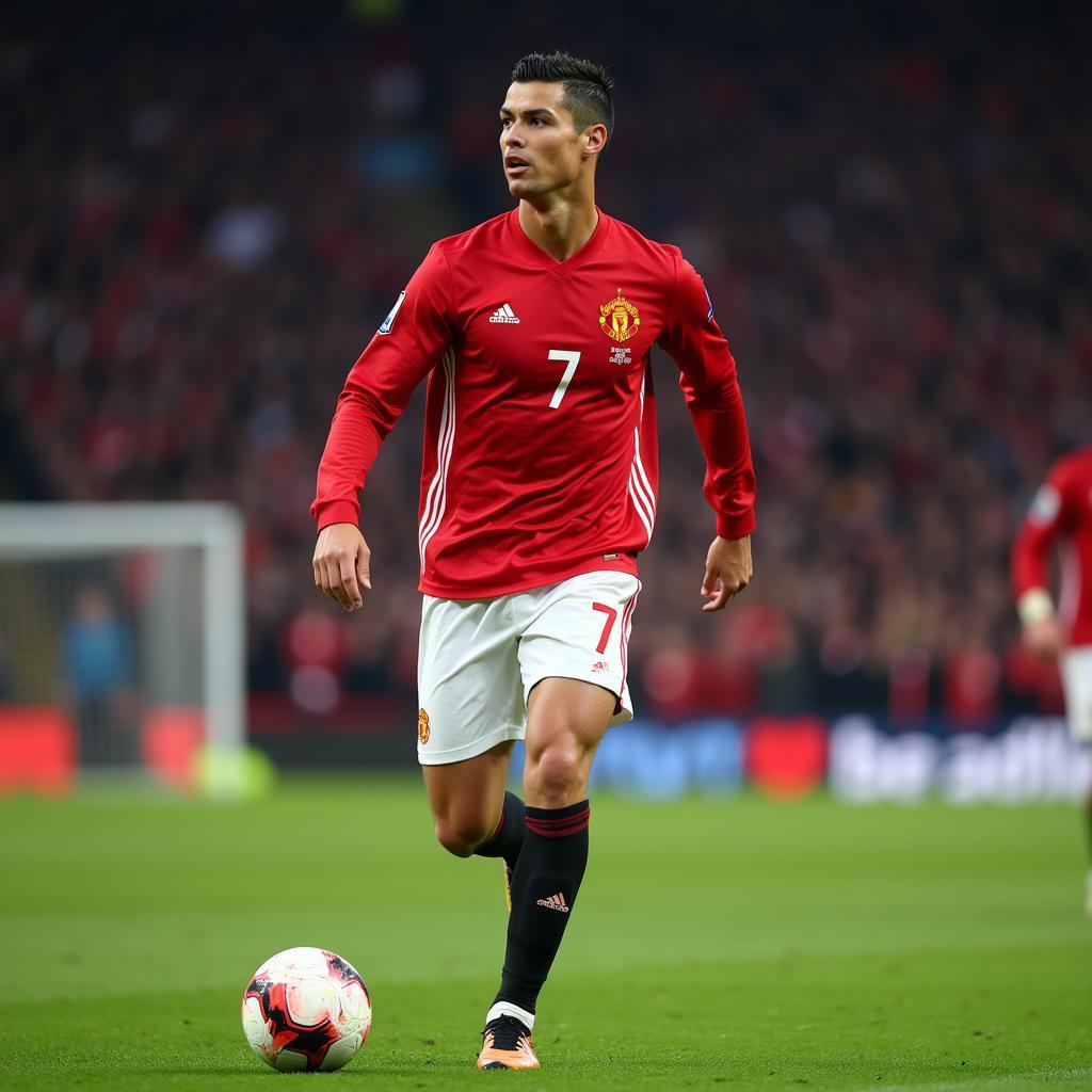 Ronaldo thời kỳ đỉnh cao tại Manchester United