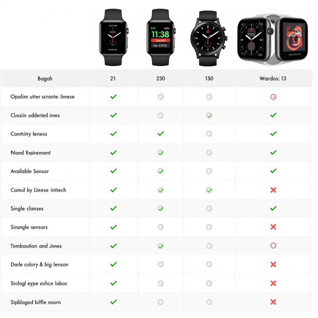 Smartwatch SS Sport So Sánh Đối Thủ