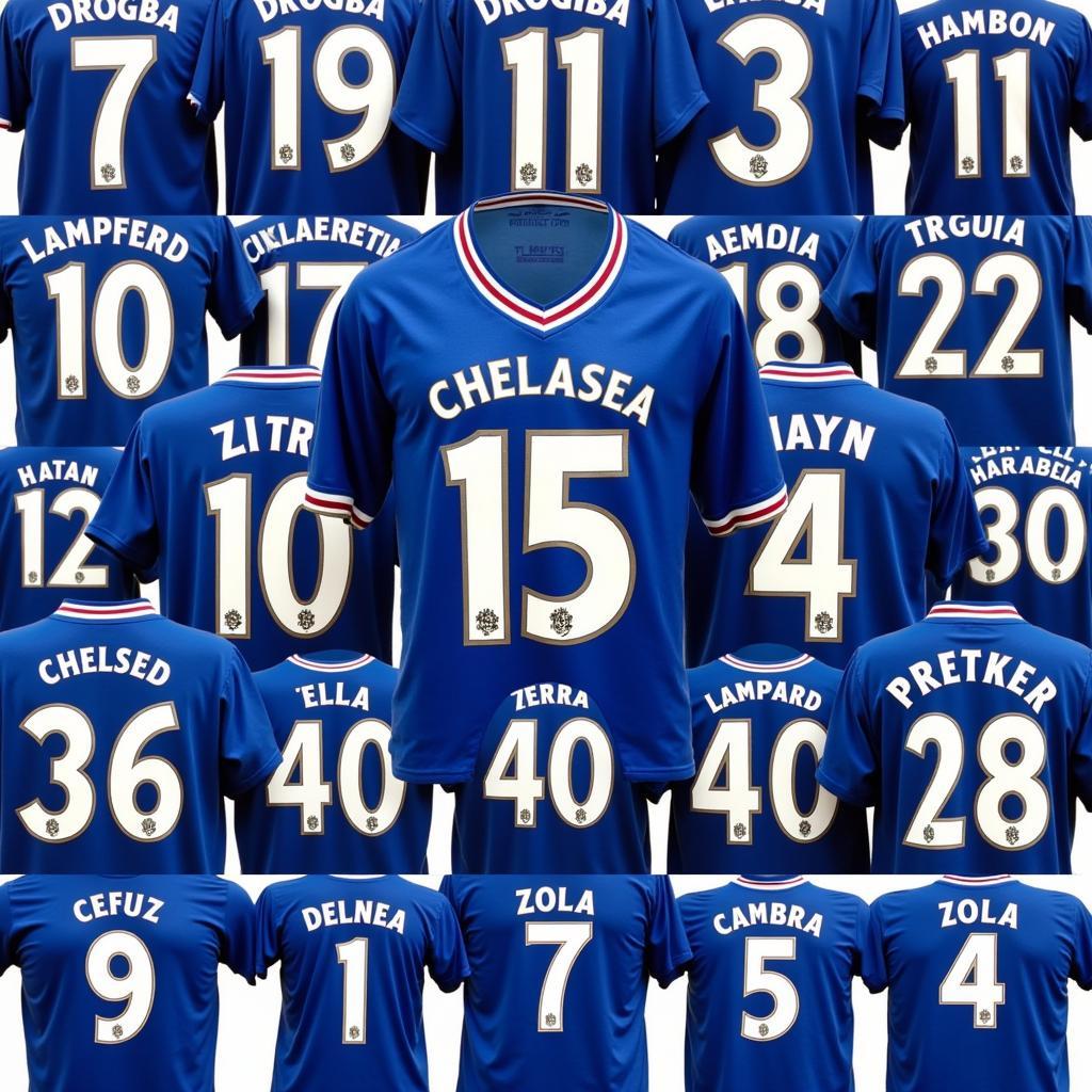 Số áo huyền thoại của Chelsea