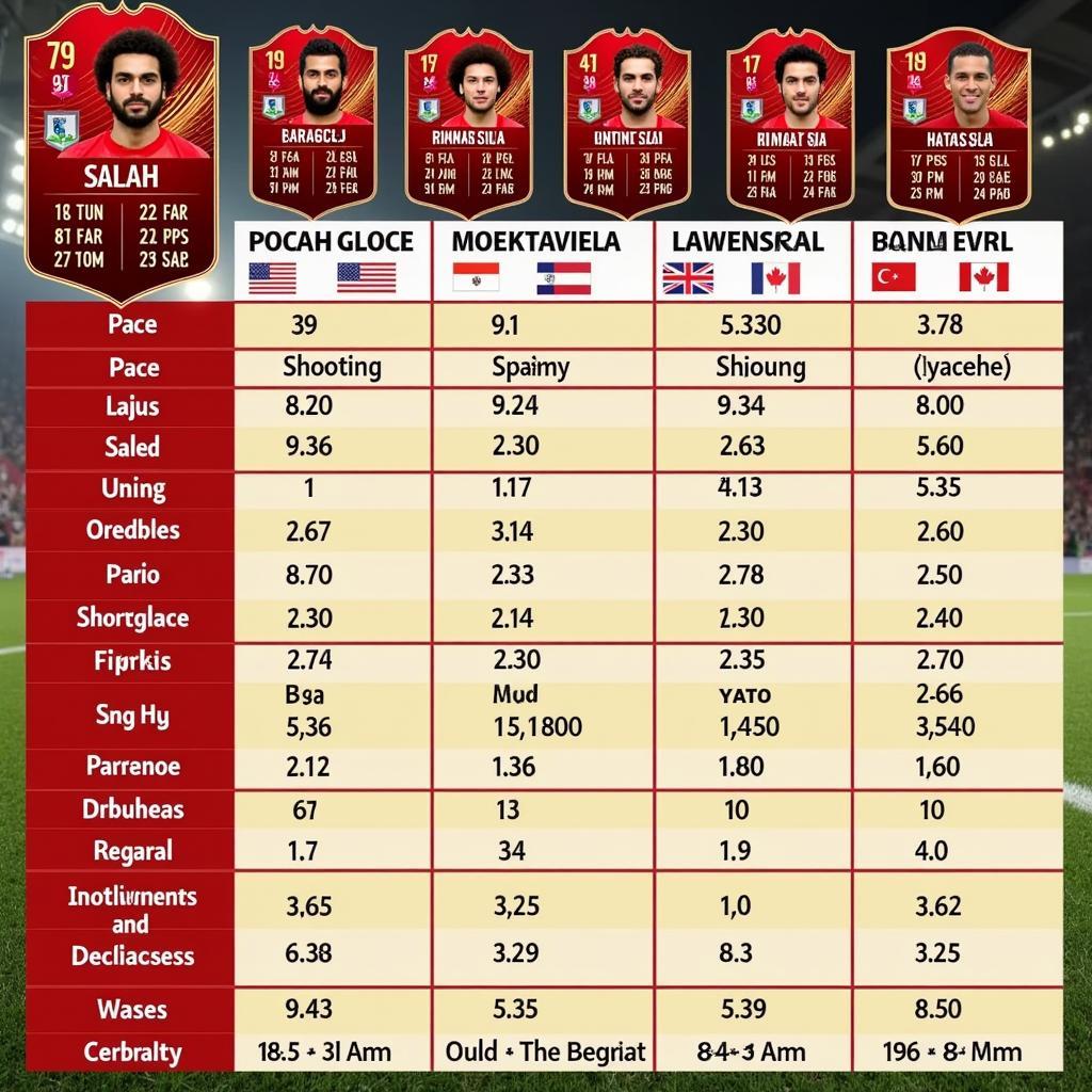 So Sánh Thẻ Poca 2019 Mohamed Salah Với Các Thẻ Khác