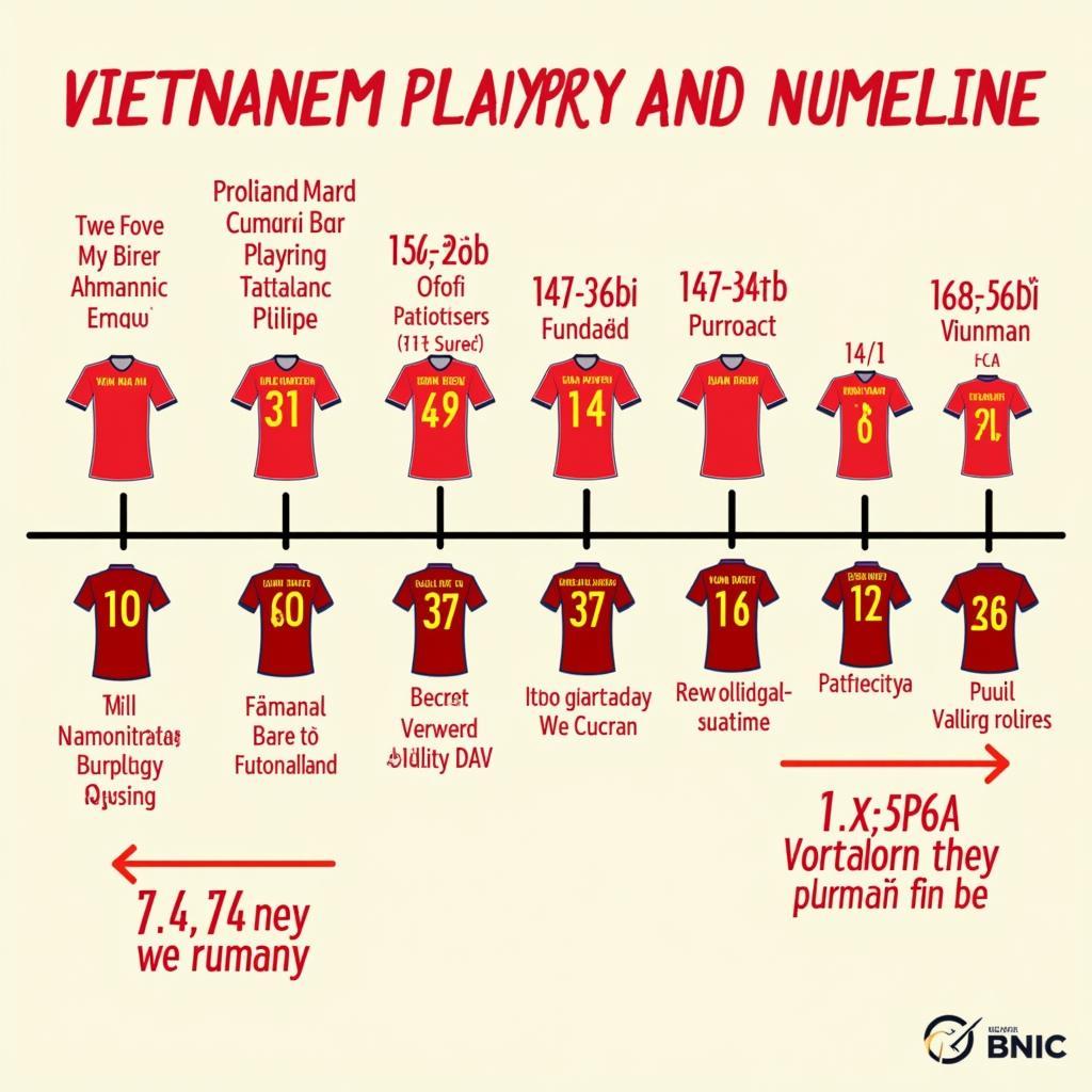 Sự thay đổi số áo đội tuyển Việt Nam gặp Thái Lan qua các thời kỳ