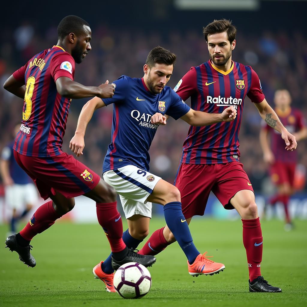 Sức mạnh Barcelona tạo áp lực lên PSG