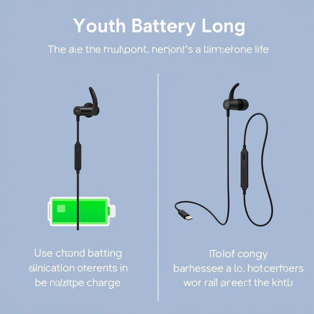 Thời lượng Pin của Tai Nghe Bluetooth Thể Thao Mi Youth Edition