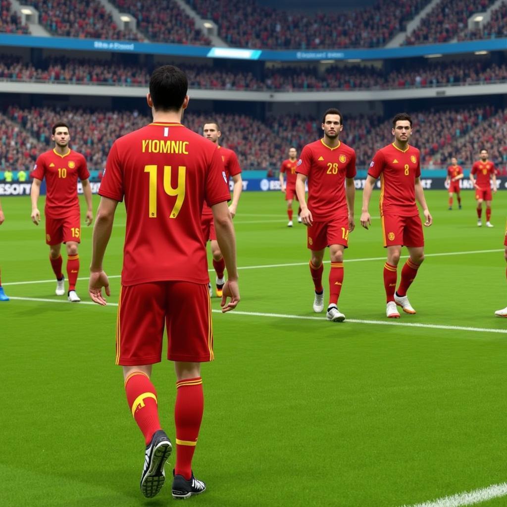 Trải Nghiệm Đội Tuyển Việt Nam trong PES 2017