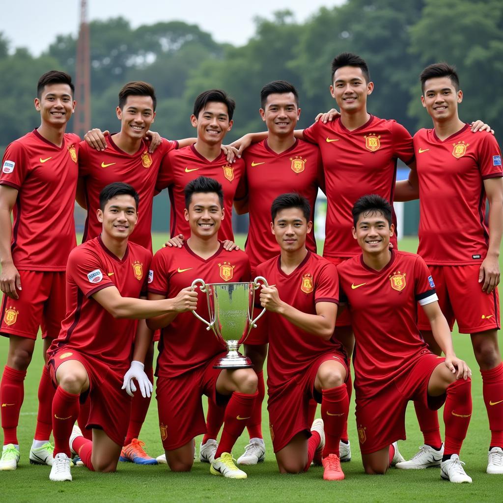 U23 Việt Nam chụp ảnh kỷ niệm