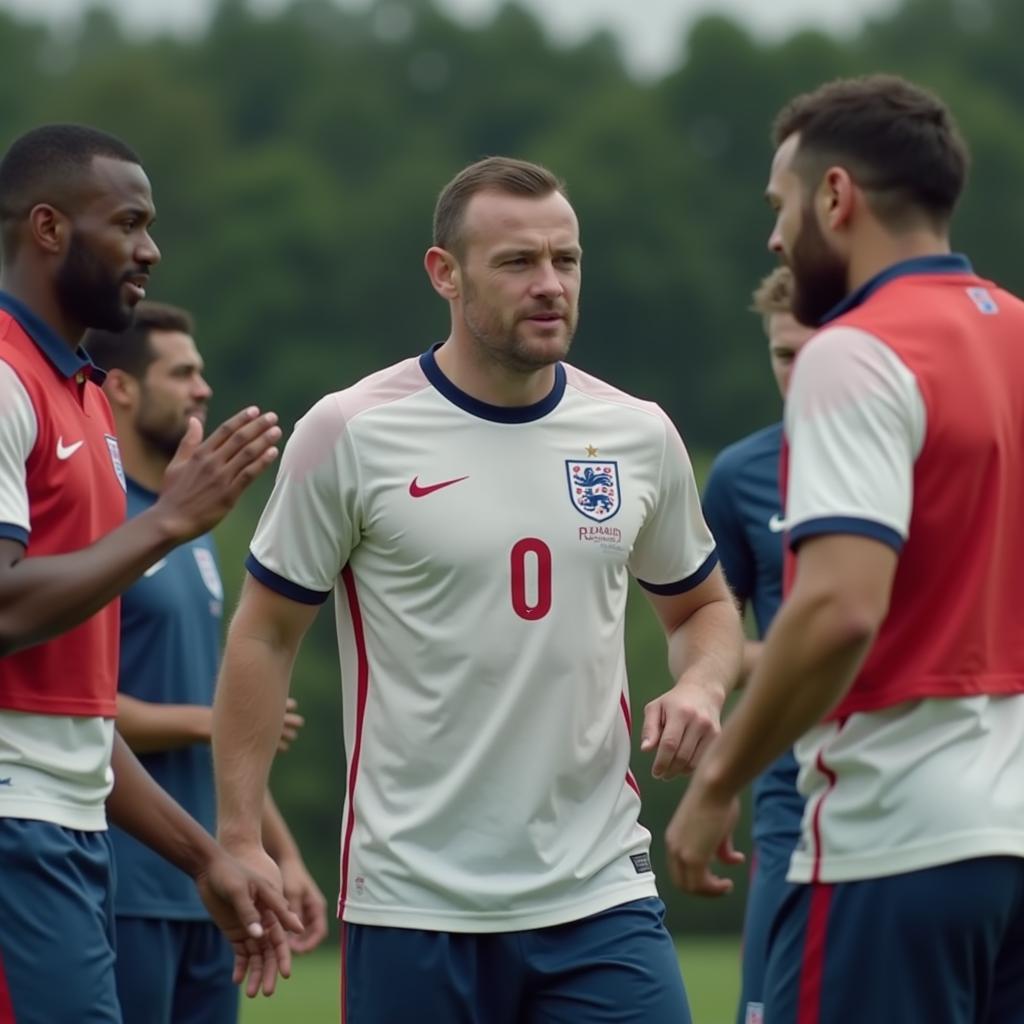 Wayne Rooney khoác áo đội tuyển Anh Euro 2016 trong phim tài liệu