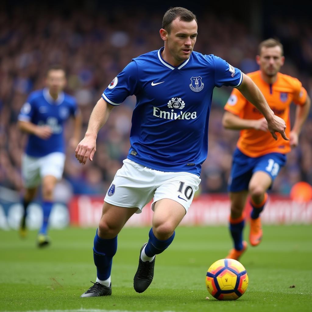 Wayne Rooney số 10 Everton