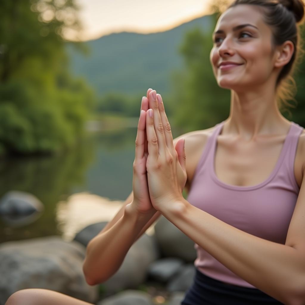 Yoga và thiền khi tới ngày