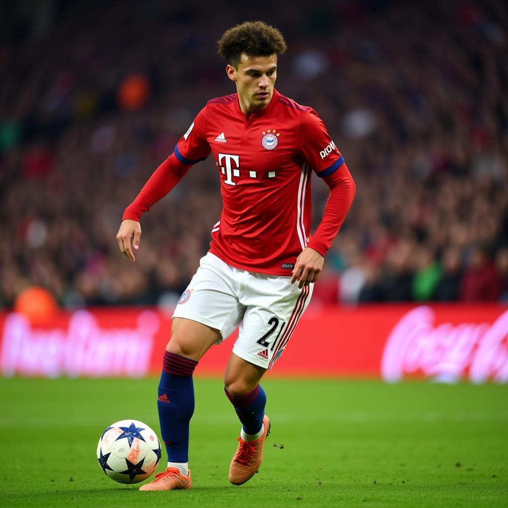 Benjamin Pavard trong màu áo Bayern Munich