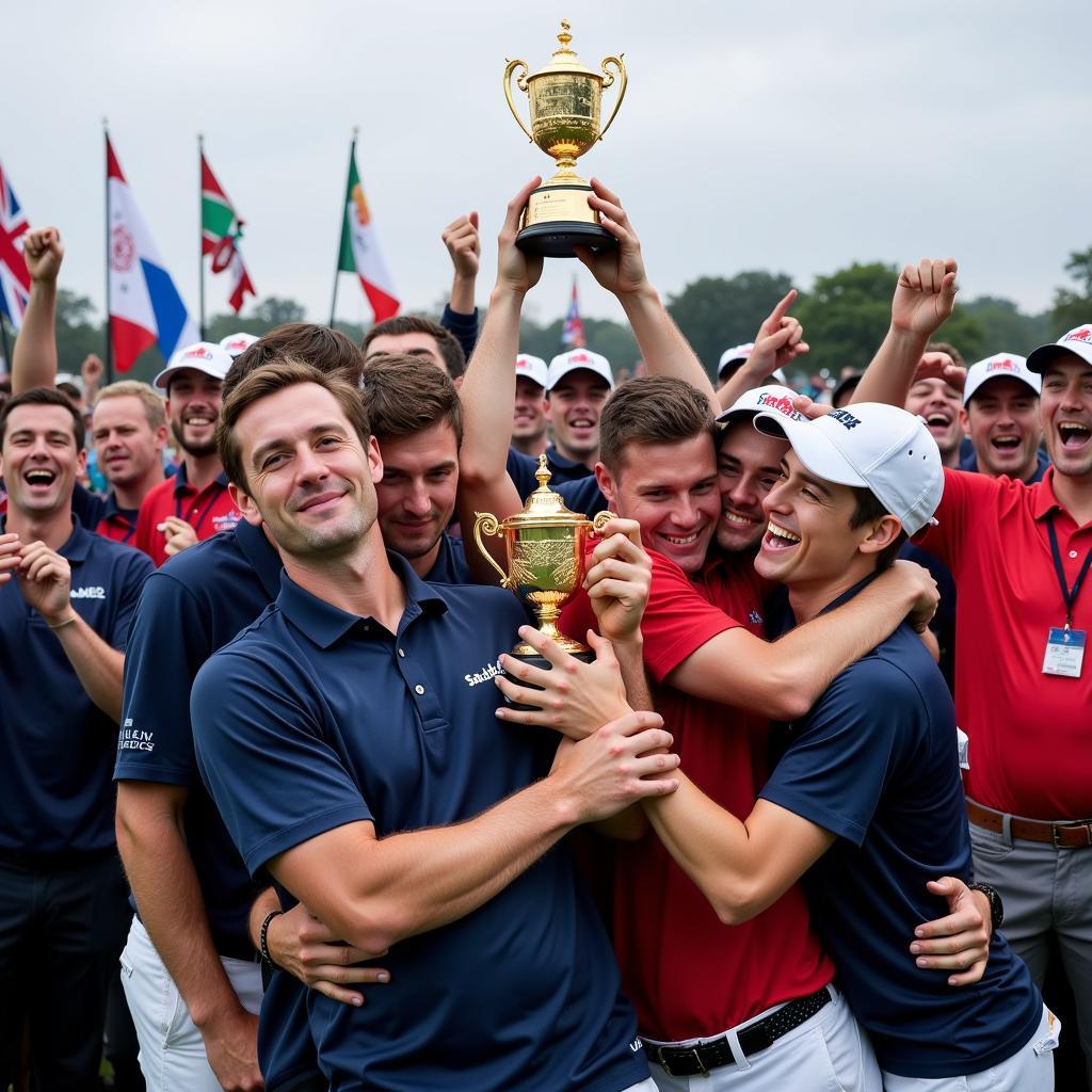 Khoảnh khắc chiến thắng tại Ryder Cup