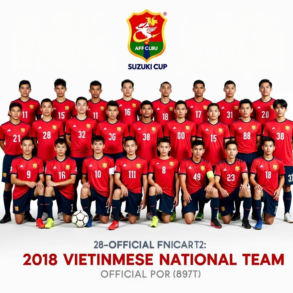 Danh sách 28 cầu thủ Việt Nam tham dự AFF Cup 2018