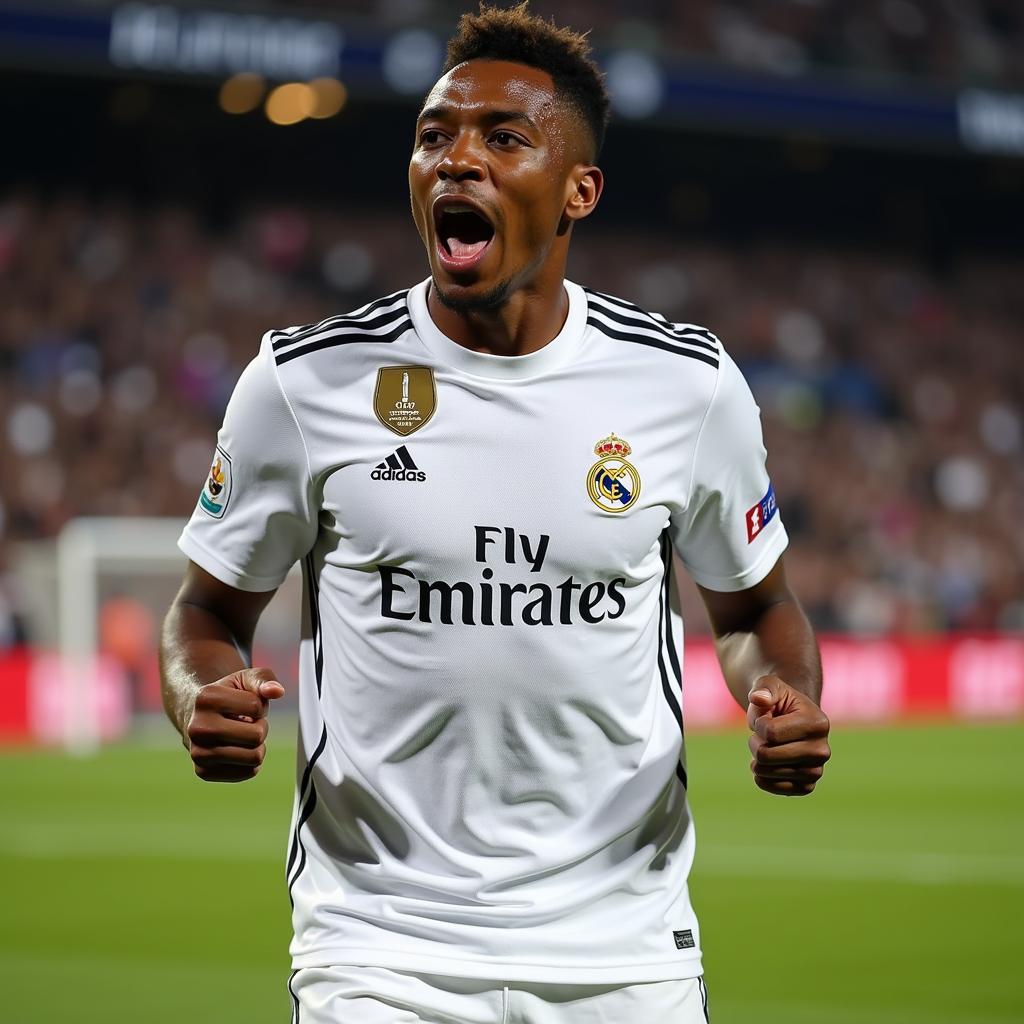 David Alaba trong màu áo Real Madrid