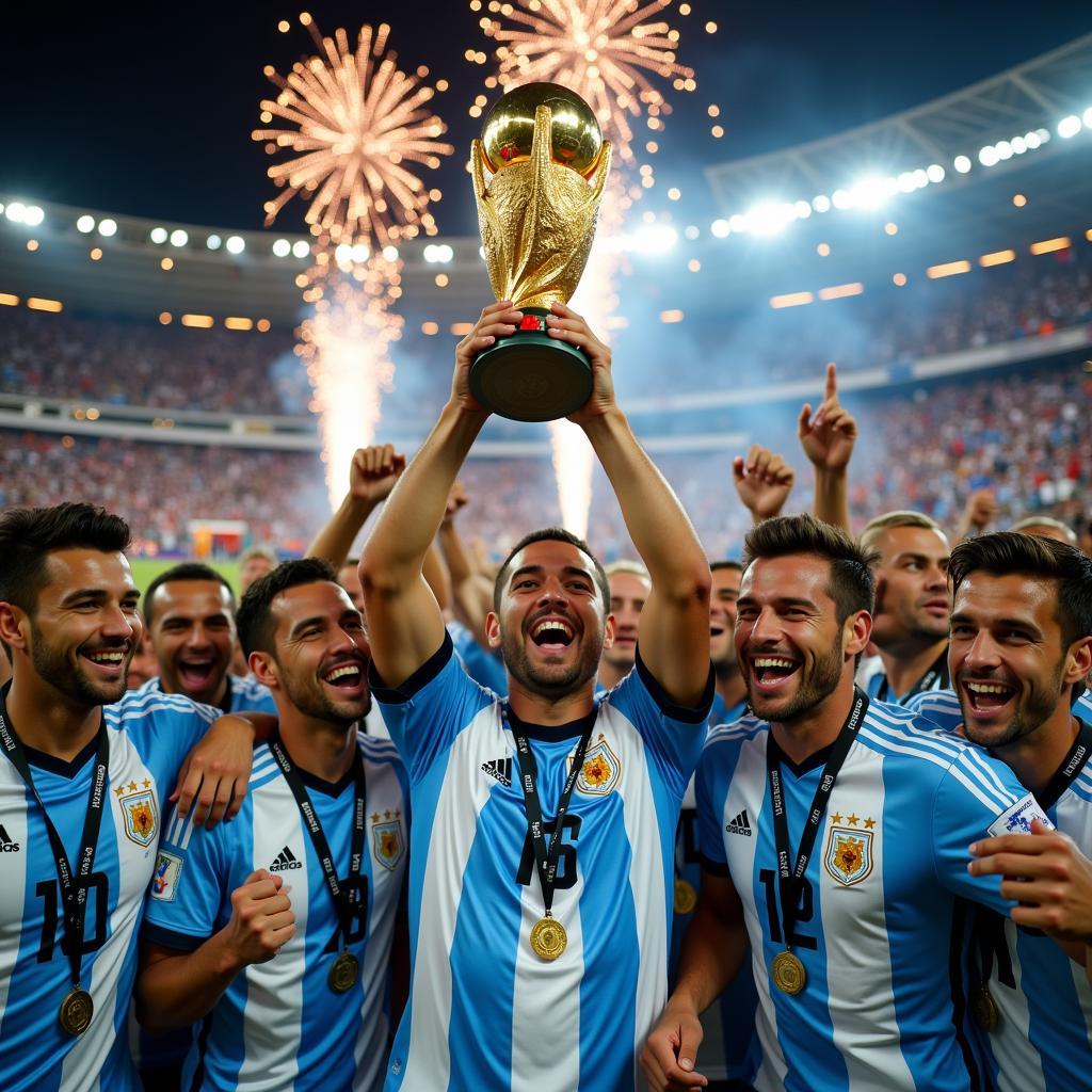 Argentina winning the World Cup