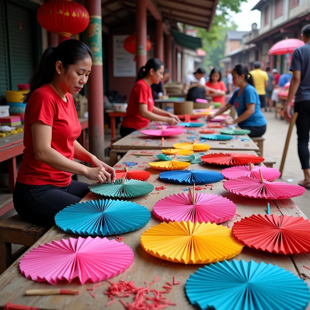 Làng nghề quạt Huê Cầu