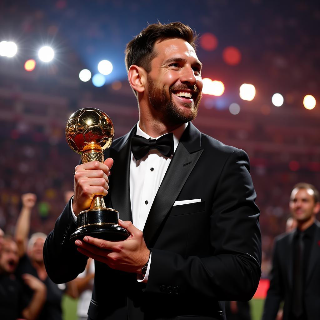 Lionel Messi nhận giải thưởng cầu thủ xuất sắc nhất thế giới năm 2019