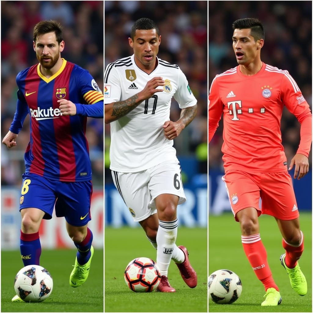 Messi, Ronaldo, Lewandowski: Ngôi Sao Bóng Đá