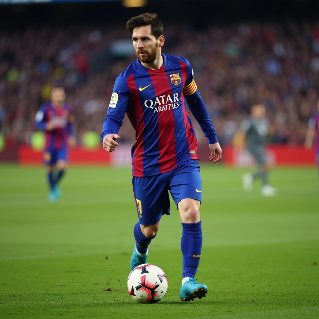 Messi tỏa sáng trên sân cỏ