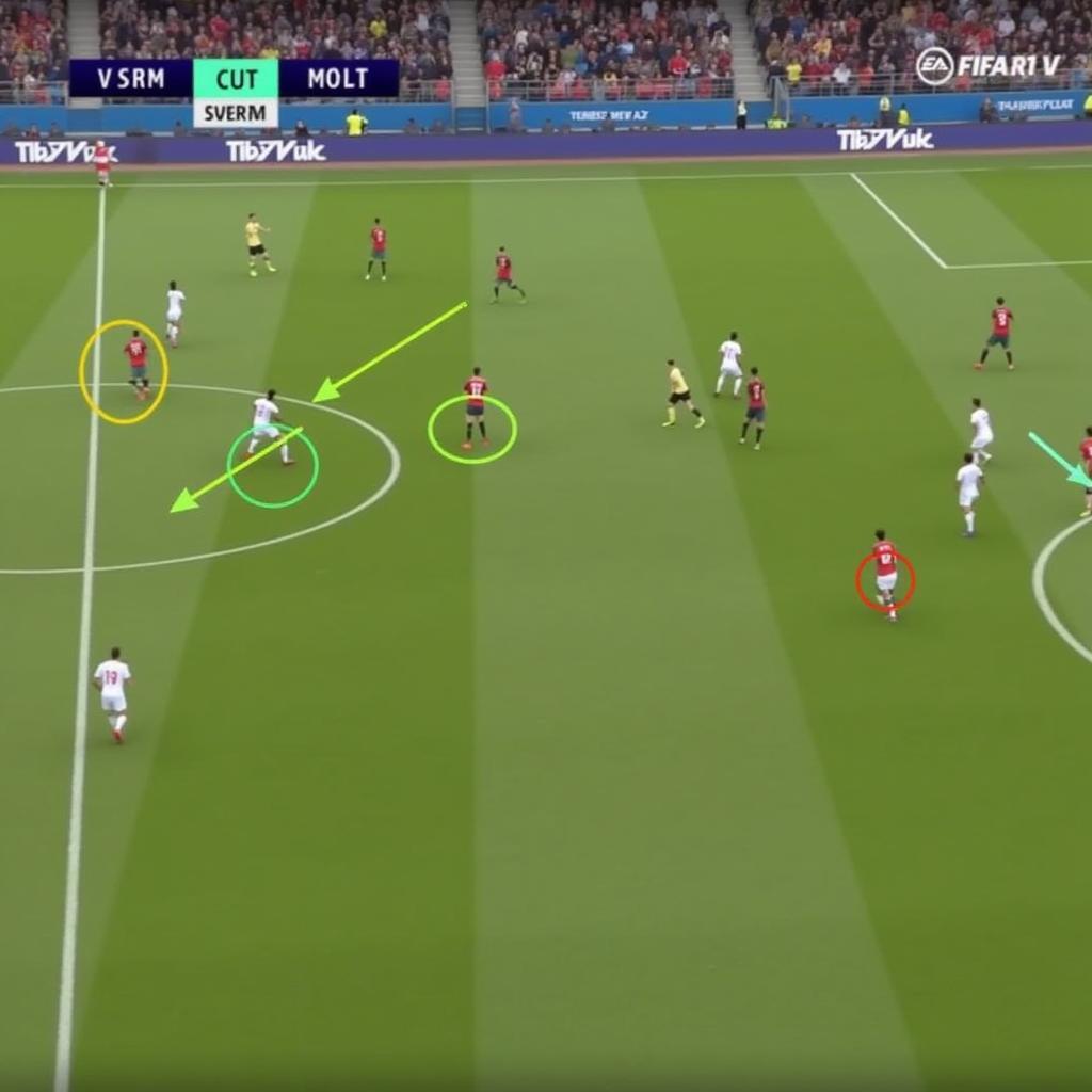 Kỹ thuật đổi cầu thủ nâng cao trong FIFA 17 giúp người chơi kiểm soát bóng tốt hơn.