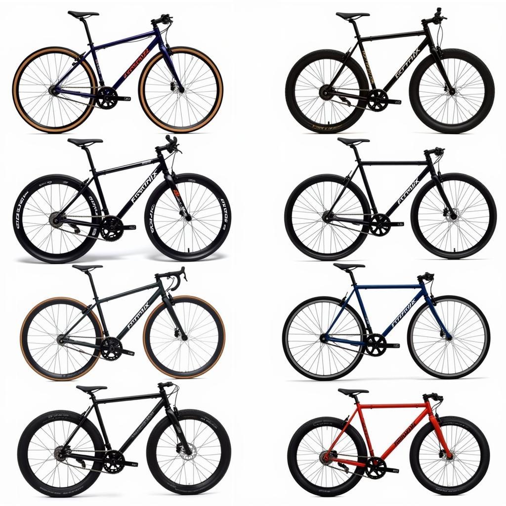 Phân biệt xe đạp Fornix fixed gear theo thiết kế