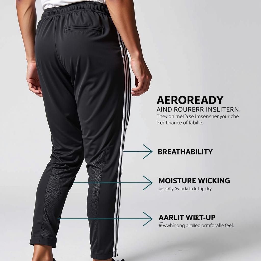 Quần dài thể thao Adidas với công nghệ AEROREADY