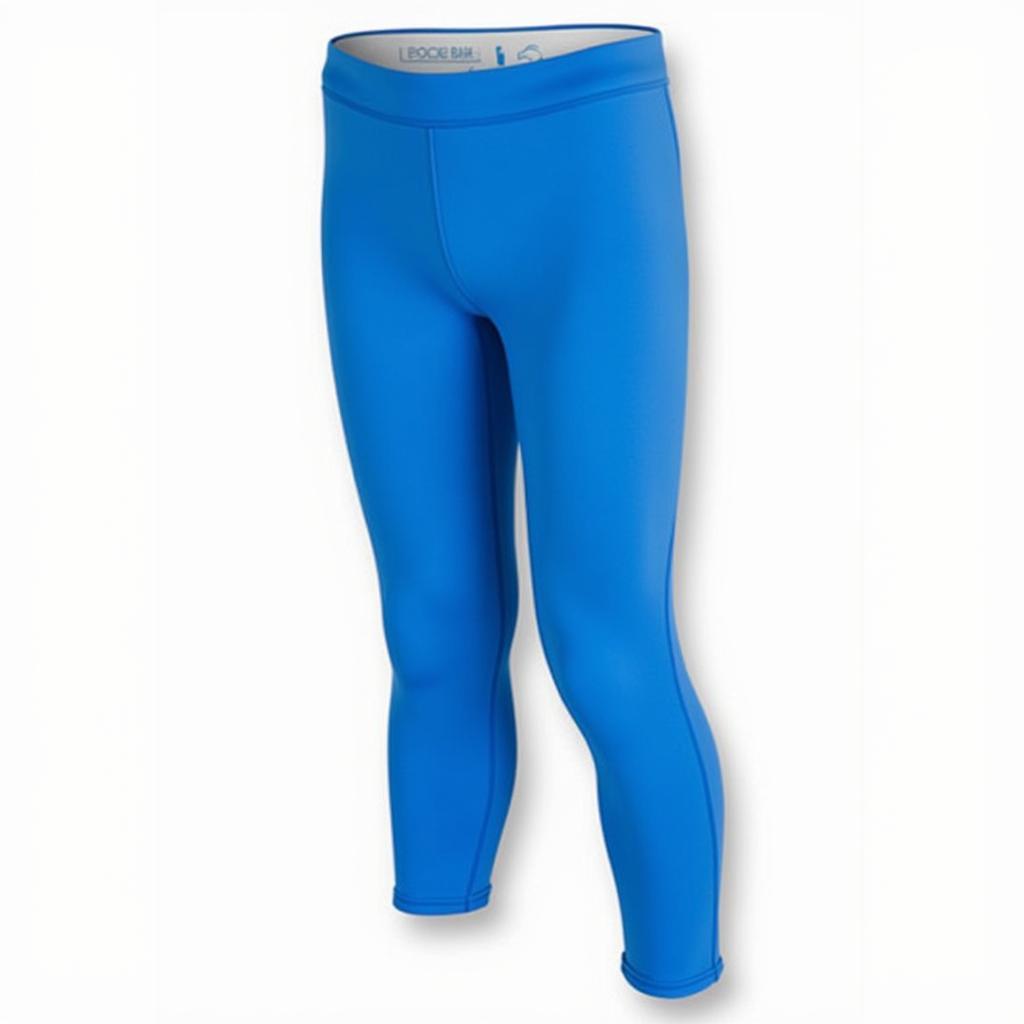 Quần legging thể thao cho bé trai màu xanh năng động, thiết kế đơn giản, thoải mái, phù hợp cho các hoạt động thể thao.