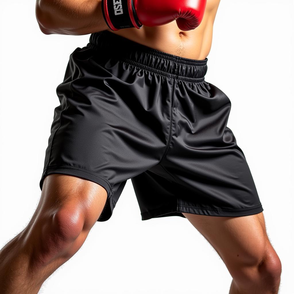 Quần thun thể thao tập boxing: Chất liệu