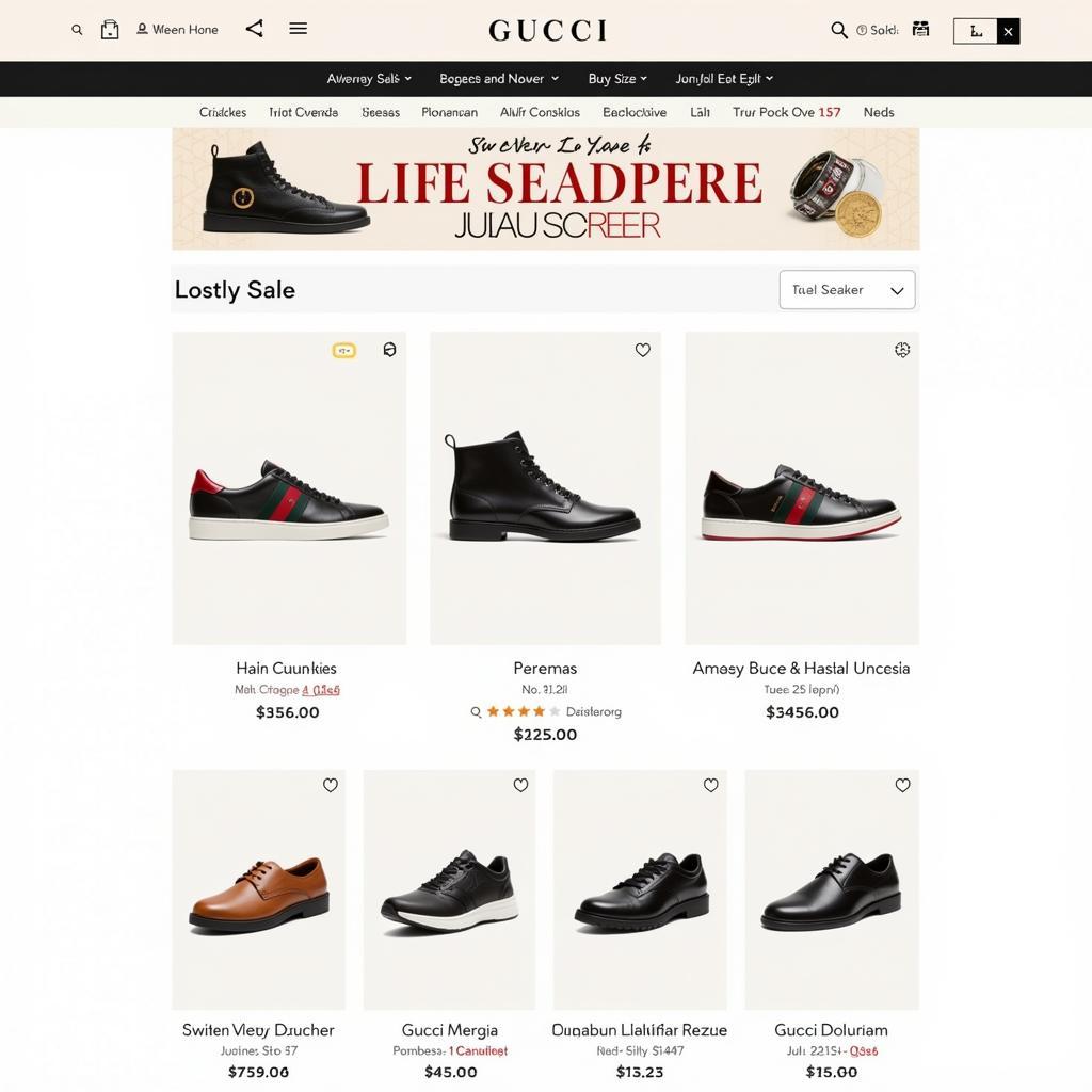 Bí quyết săn sale giày nữ thể thao Gucci hiệu quả