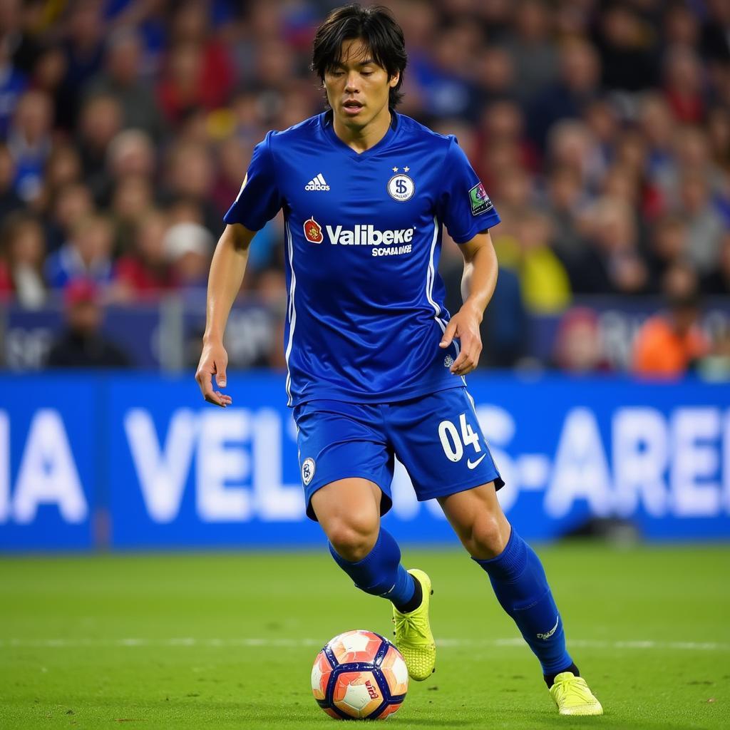 Uchida trong màu áo Schalke 04