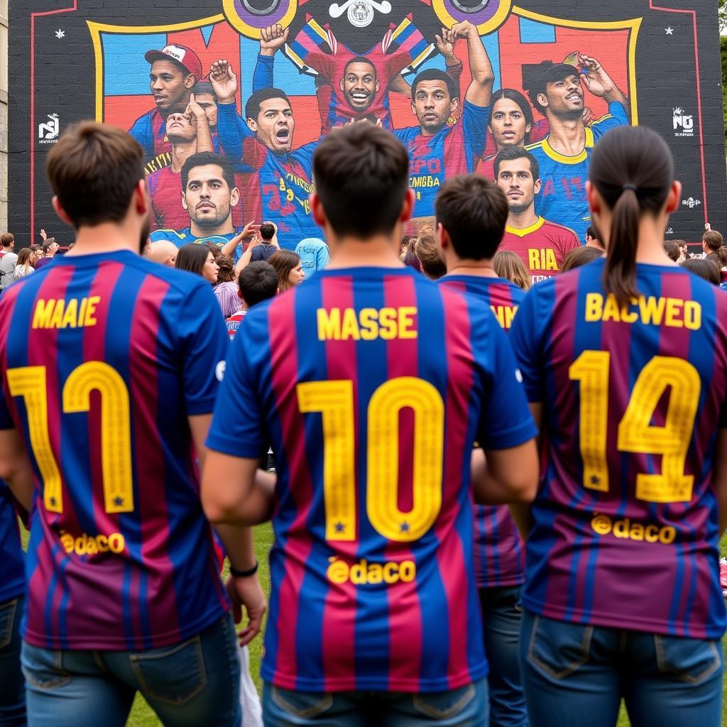 Ảnh hưởng văn hóa số áo Barca 2019